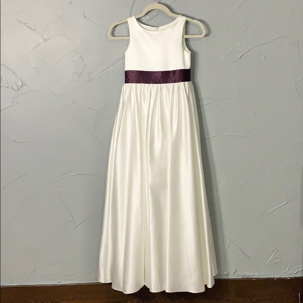 Floor Length Sleeveless Flower Girl Dress
